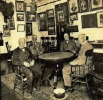 Tom Sawyer (left) at the Gotham saloon